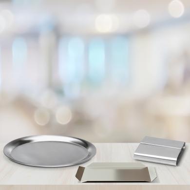 Tabletts, Zahlteller und Menükarten