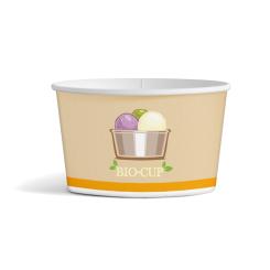 Eisbecher Bio matt braun 