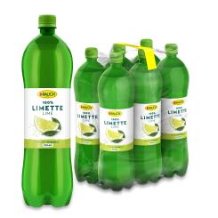 100 % Rauch Limettensaft in der PET Mehrwegflasche 