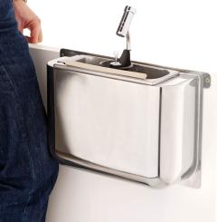 Portioniererdusche Anbau Silver Waterstop Exclusive komplett 