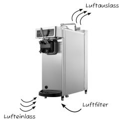 Softeis- / Frozen Yogurt Tischmaschine 1x3,0 liter 