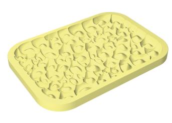 Silikonform KORALLE für Dekorschale 360x250x80mm 