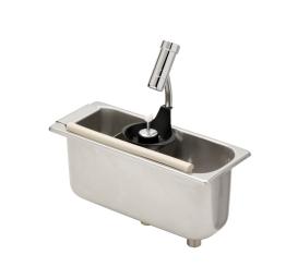 Portioniererdusche Einbau Silver Waterstop komplett 