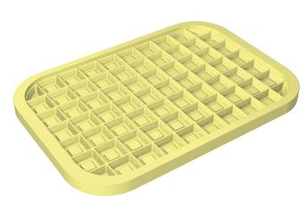 Silikonform SCHOKOLADE für Dekorschale 360x250x80mm 