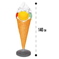 Deko-Stand-Eistüte, 140 cm 