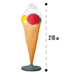 Deko-Stand-Eistüte, 210 cm 