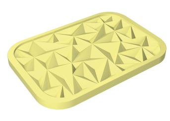 Silikonform EISBERG für Dekorschale 360x250x80mm 