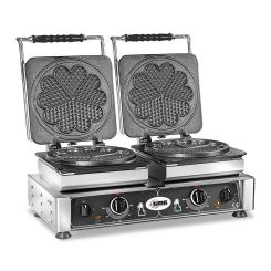 Waffeleisen Amore L doppelt mit Wechselplatten 