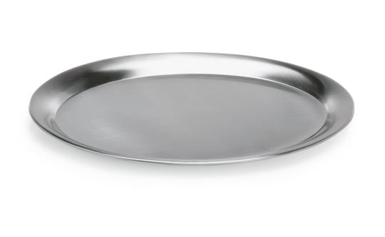 Serviertablett oval aus Chromnickelstahl 