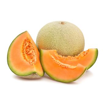 Cantaloupe-Melone Fruchtzubereitung 