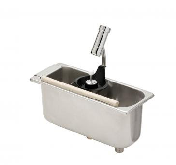 Portioniererdusche Einbau Silver Waterstop ohne Siebteller 